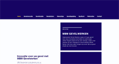 Desktop Screenshot of mbmgevelwerken.be